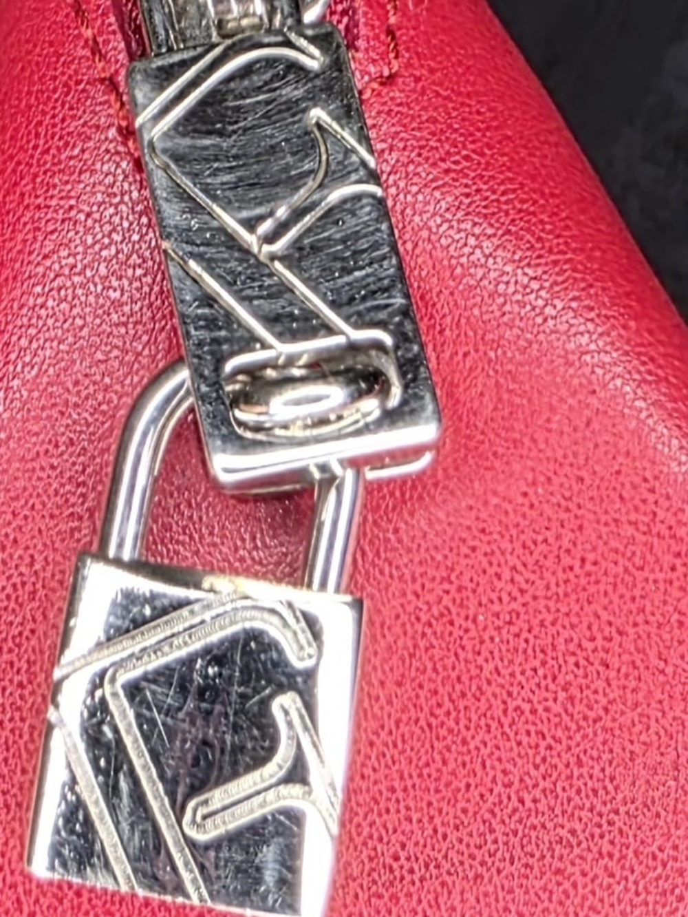 red leather Furla bowling/shoulder bag.size 2. - Picture 5 of 12